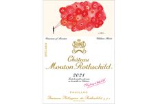 Ch&acirc;teau Mouton Rothschild 2021 label