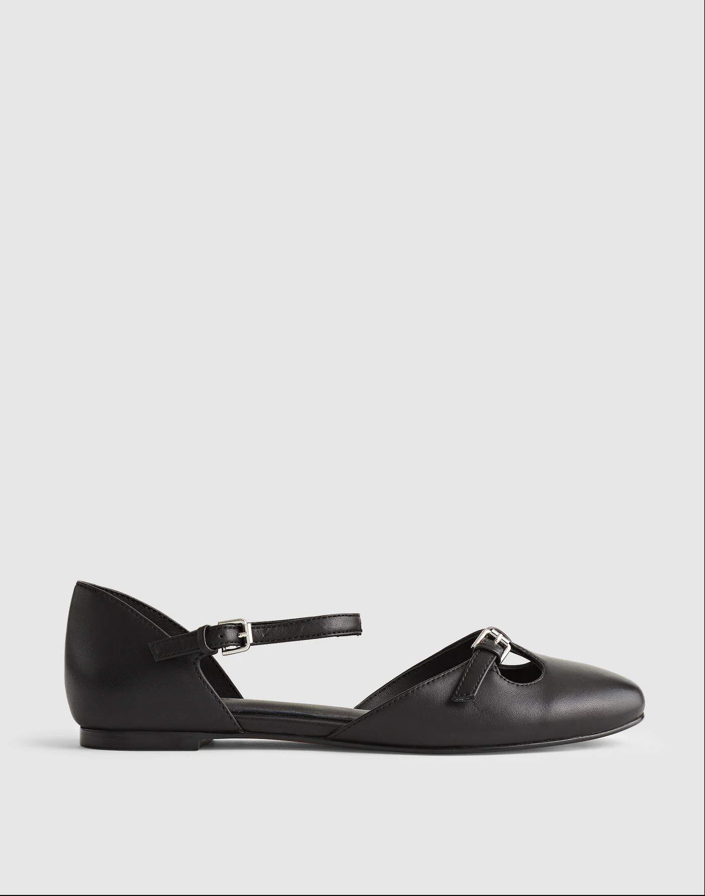 The Hester Ankle-Strap D'orsay Flat