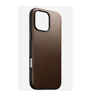 Nomad Modern Leather for iPhone 16 Pro Max on white background