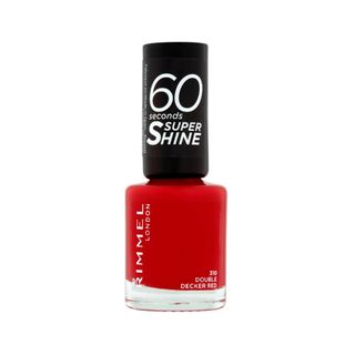 Rimmel London 60 Seconds Super Shine Nail Polish in Double Decker Red 
