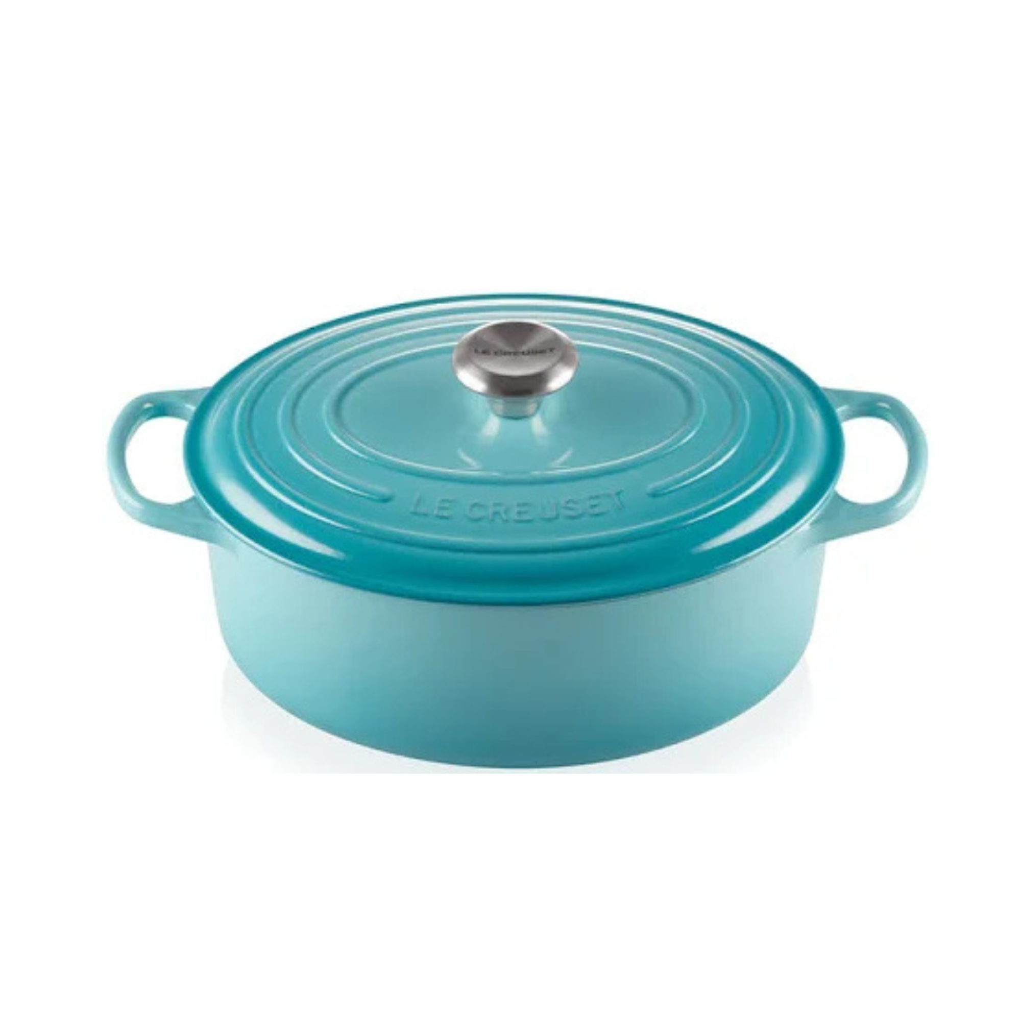 Le Creuset Cast Iron Signature Round Dutch Oven 5.5qt in Caribbean
