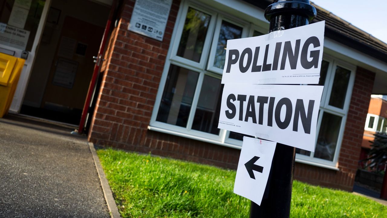 A polling station