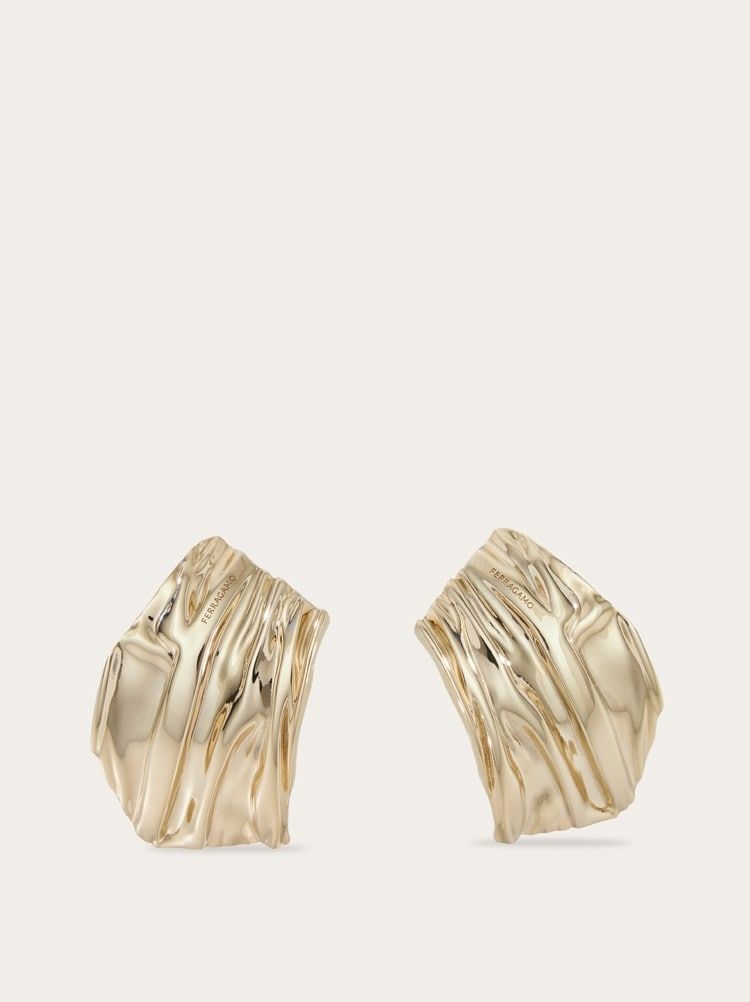 Asymmetric Draped Earring