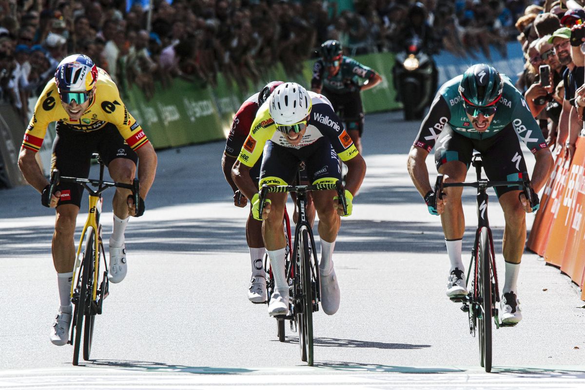 BEMER Cyclassics 2022 - 25th Edition - Hamburg - Hamburg 204,7 km - 21/08/2022 - Marco Haller (AUT - Bora - Hansgrohe) - Wout Van Aert (BEL - Team Jumbo - Visma) - Quinten Hermans (BEL - Intermarch&Atilde;&copy; - Wanty - Gobert Mat&Atilde;&copy;riaux) - photo Hennes Roth/SprintCyclingAgency&Acirc;&copy;2022