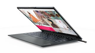 Lenovo ThinkBook Plus Gen 2 internal screen angled down