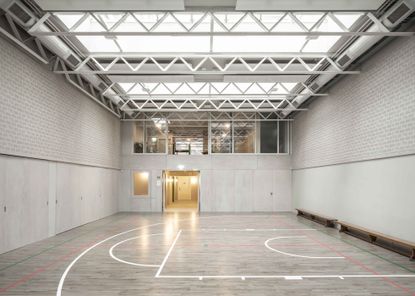 Main hall for events and sports at Holborn House by 6a architects in London