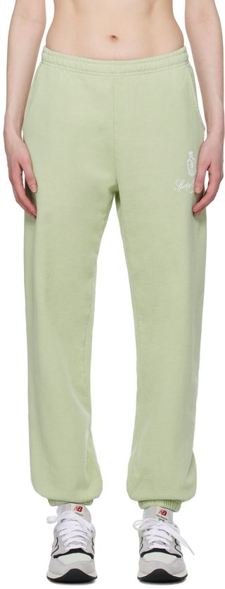 Green Vendome Sweatpants