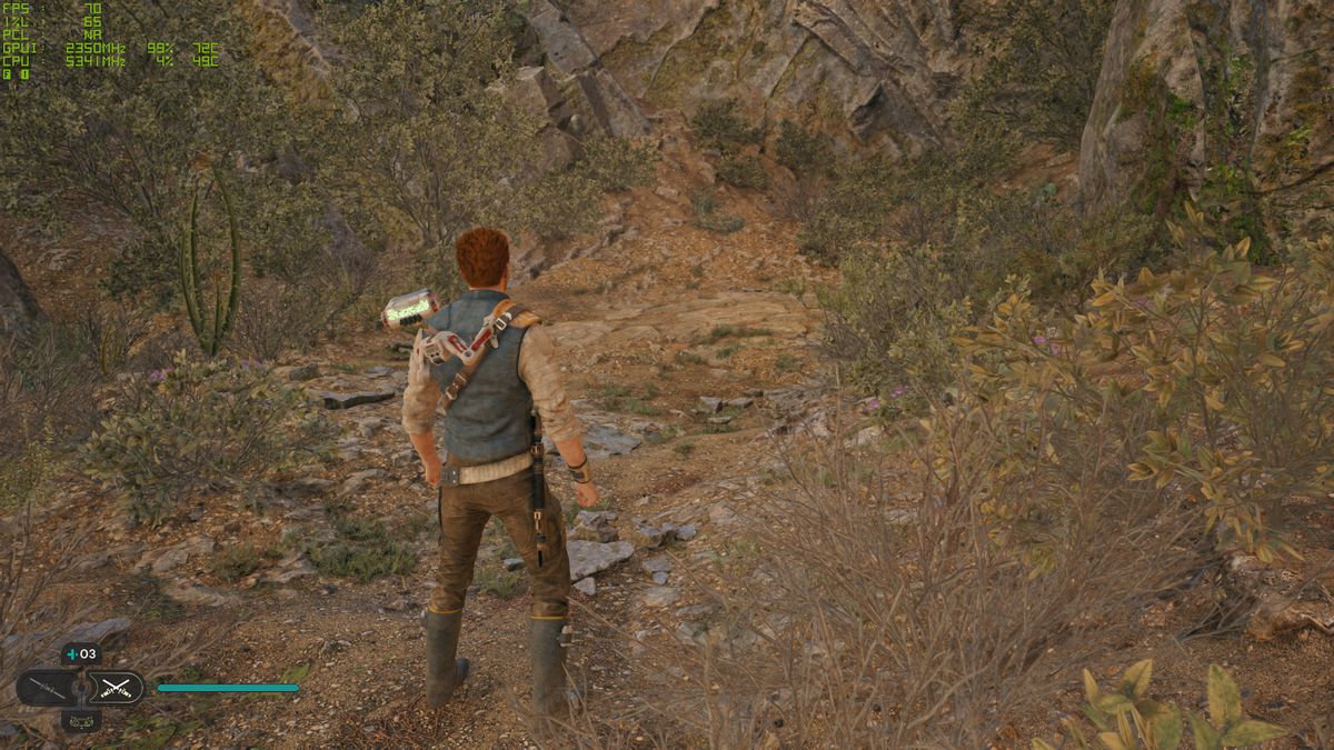 Star Wars Jedi Survivor on Intel Arc rendering bugs