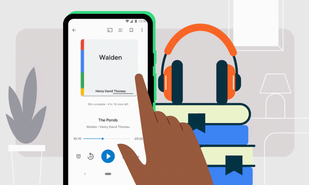Google Play Auto Narrated Audiobooks