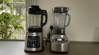 Tefal Perfectmix Blender next to the Sage blender