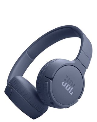 JBL Tune 670NC headphones in blue render.