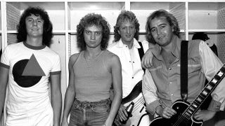 Foreigner backstage in 1981