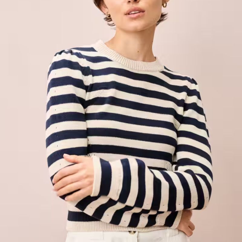 striped cotton jumper