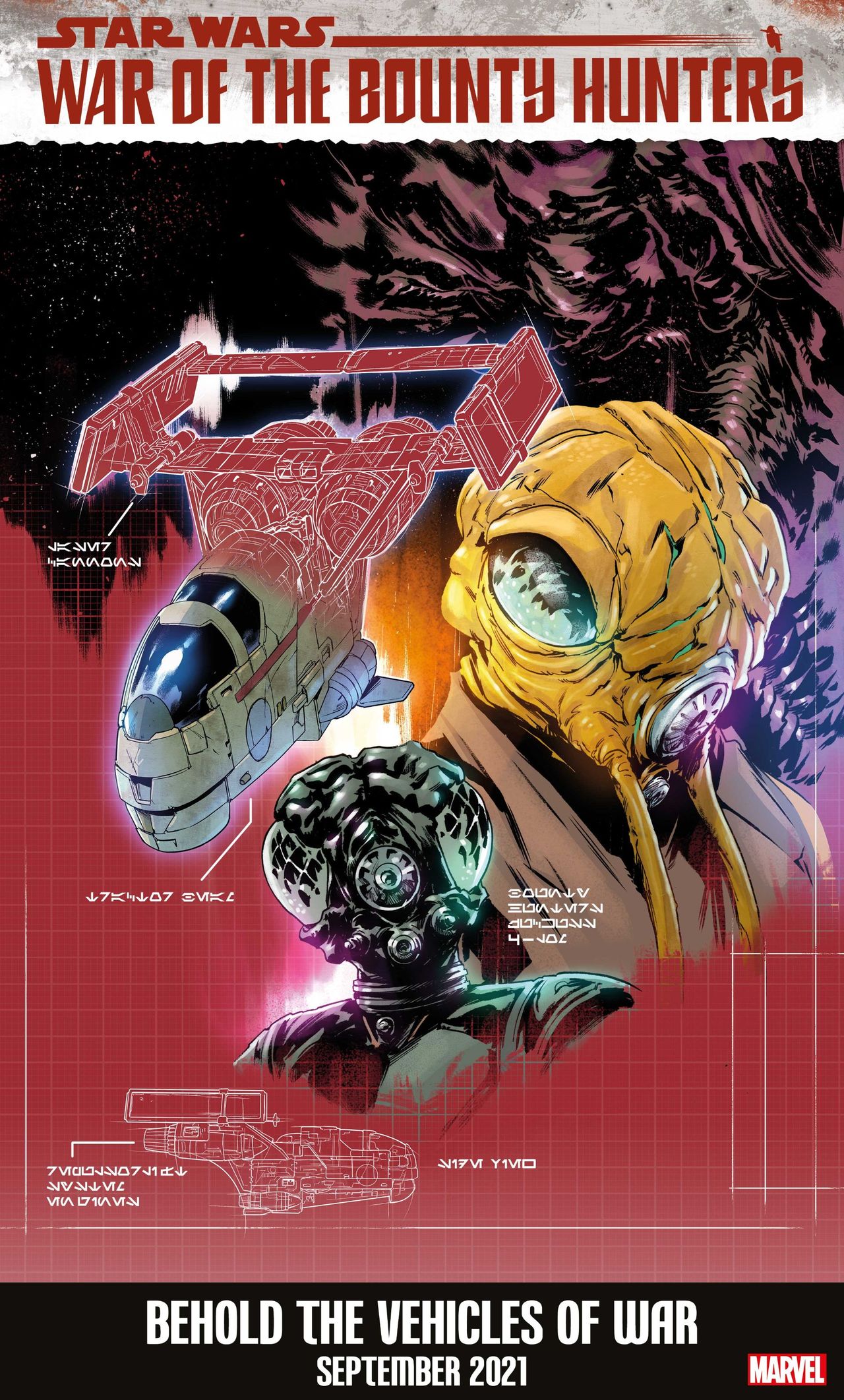 War of the Bounty Hunters variant covers