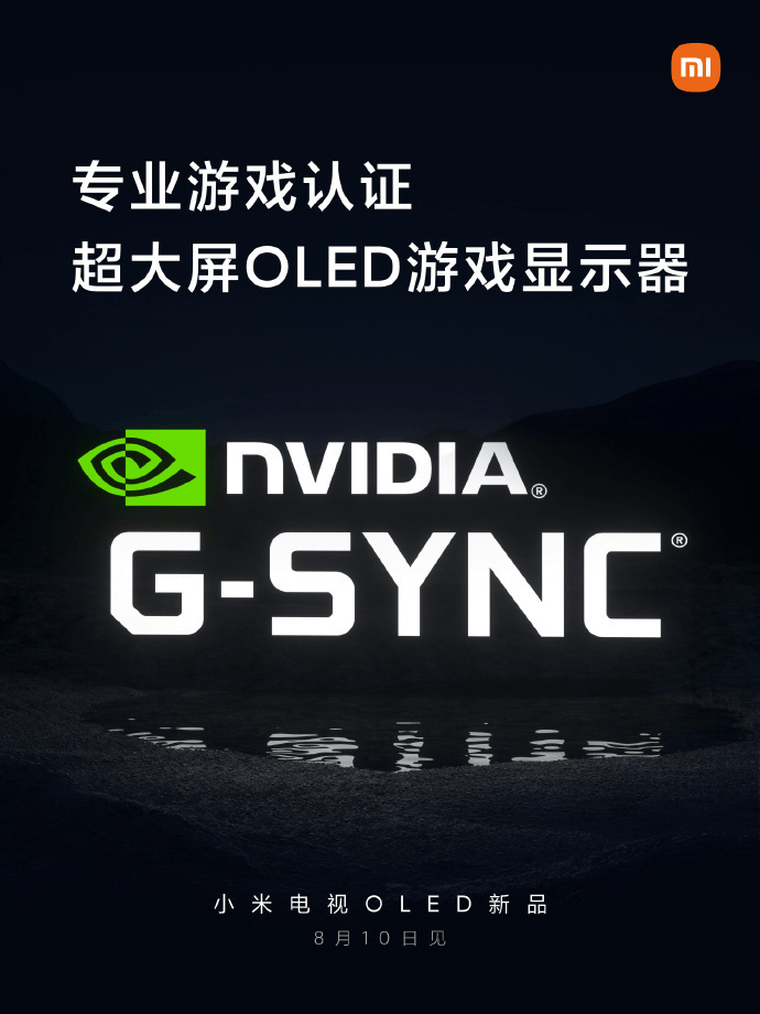 Xiaomi teasers on their upcoming G-Sync certified OLED TVs