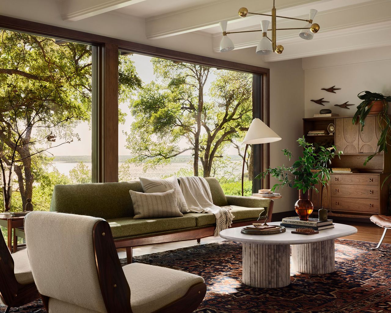 Joanna Gaines' living room is a masterclass in 'updated' mid-century ...