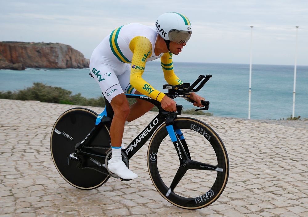 Australian time trial champion Richie Porte (Team Sky).