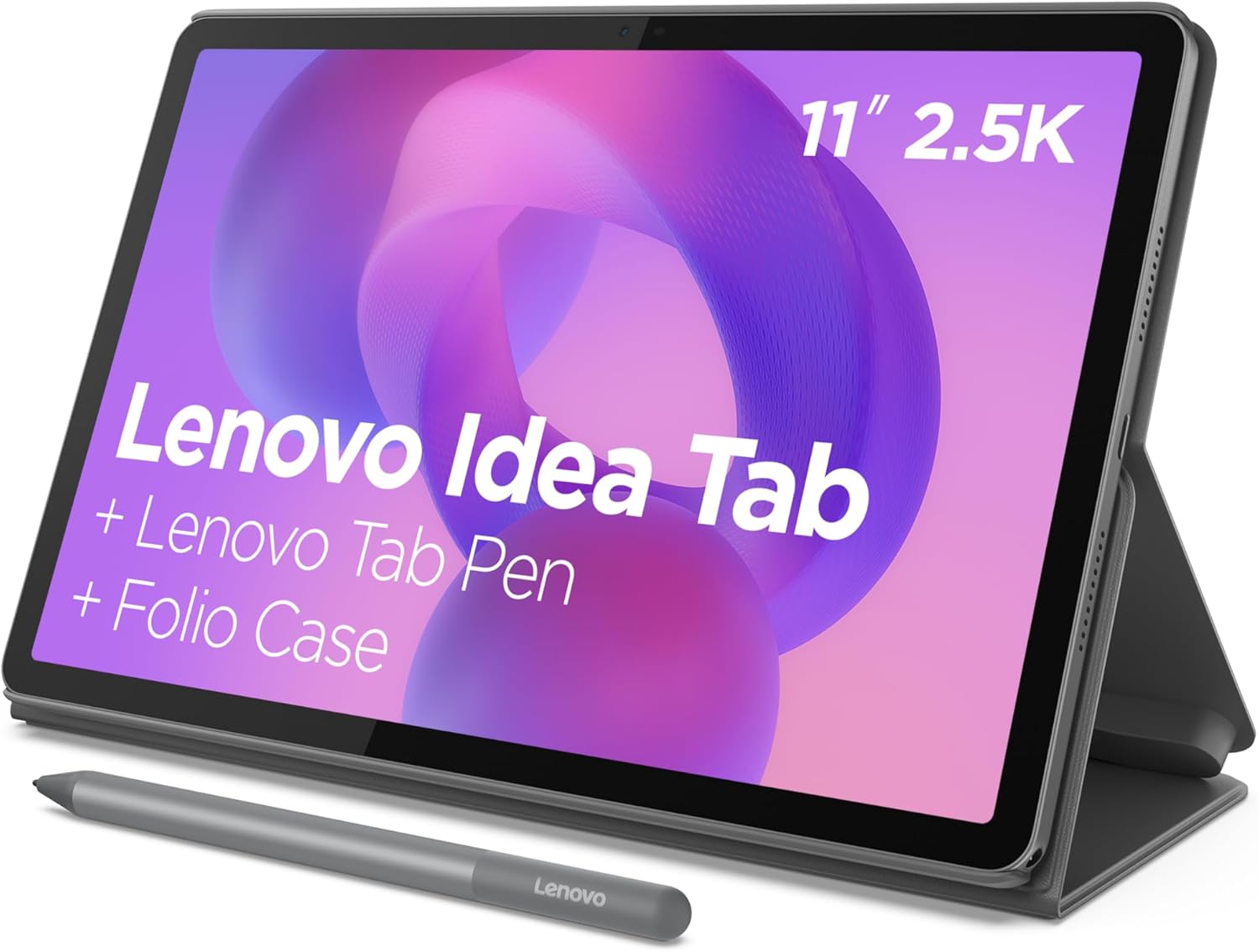 Lenovo Idea Tab - College Tablet - 11&amp;Prime; 2.5k Ips Touchscreen Display - 90hz - Mediatek Dimensity 6300-8 Gb Memory - 256 Gb Storage - Integrated Arm Mali-G57 Mc2 Tab Pen and Folio Case