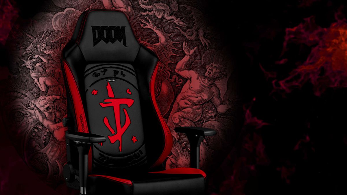 My DOOM gaming chair smells like beef. Now I want to rip and tear