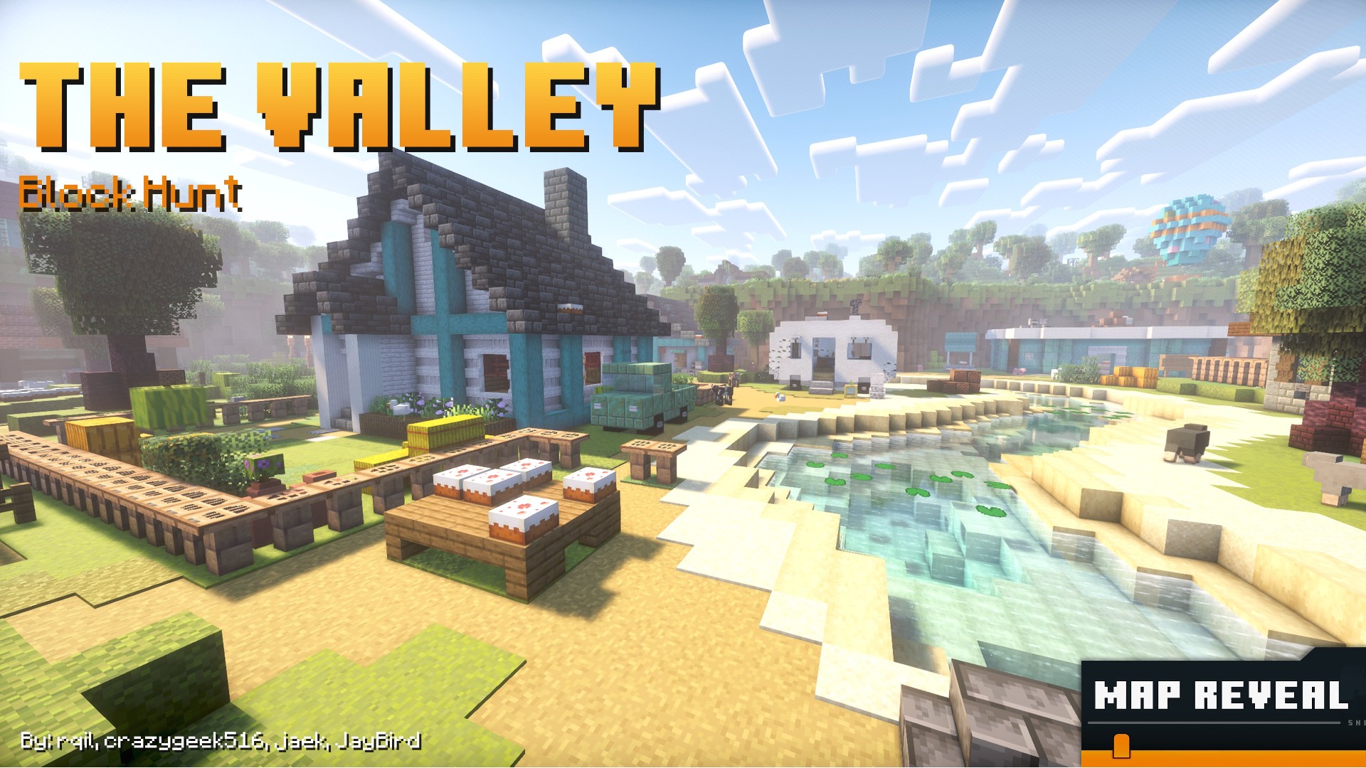 A map from one of the minigames on Mineplex, one of the best Minecraft servers right now.