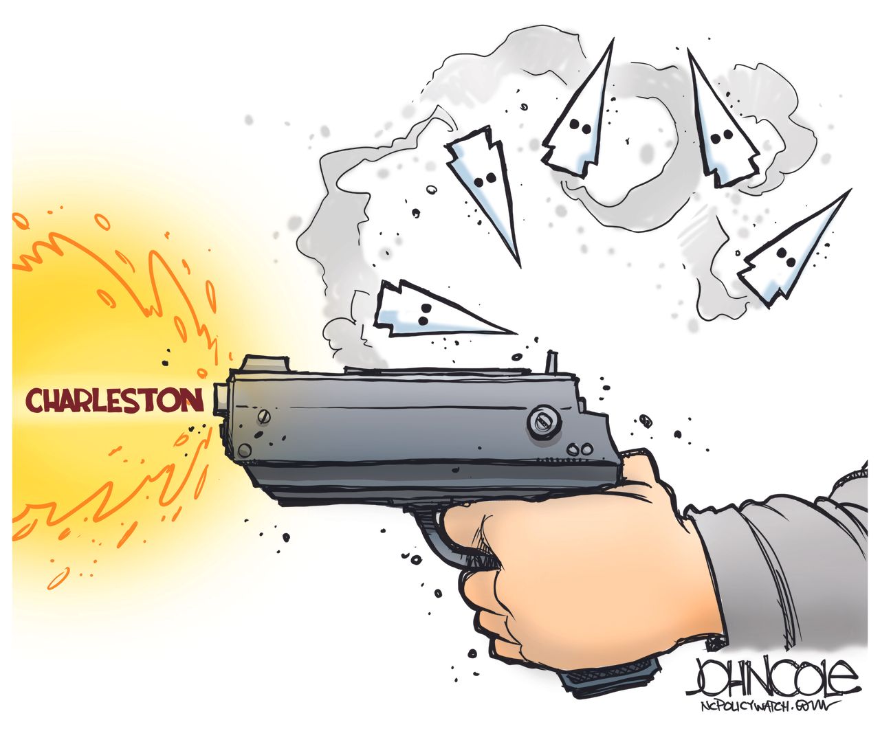 Editorial cartoon U.S. Charleston