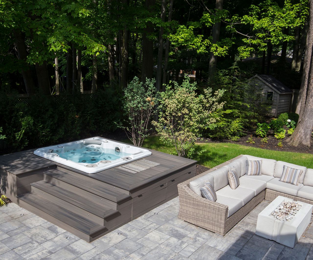 Backyard hot tub ideas: 11 ways to include an outdoor spa | Homes & Gardens