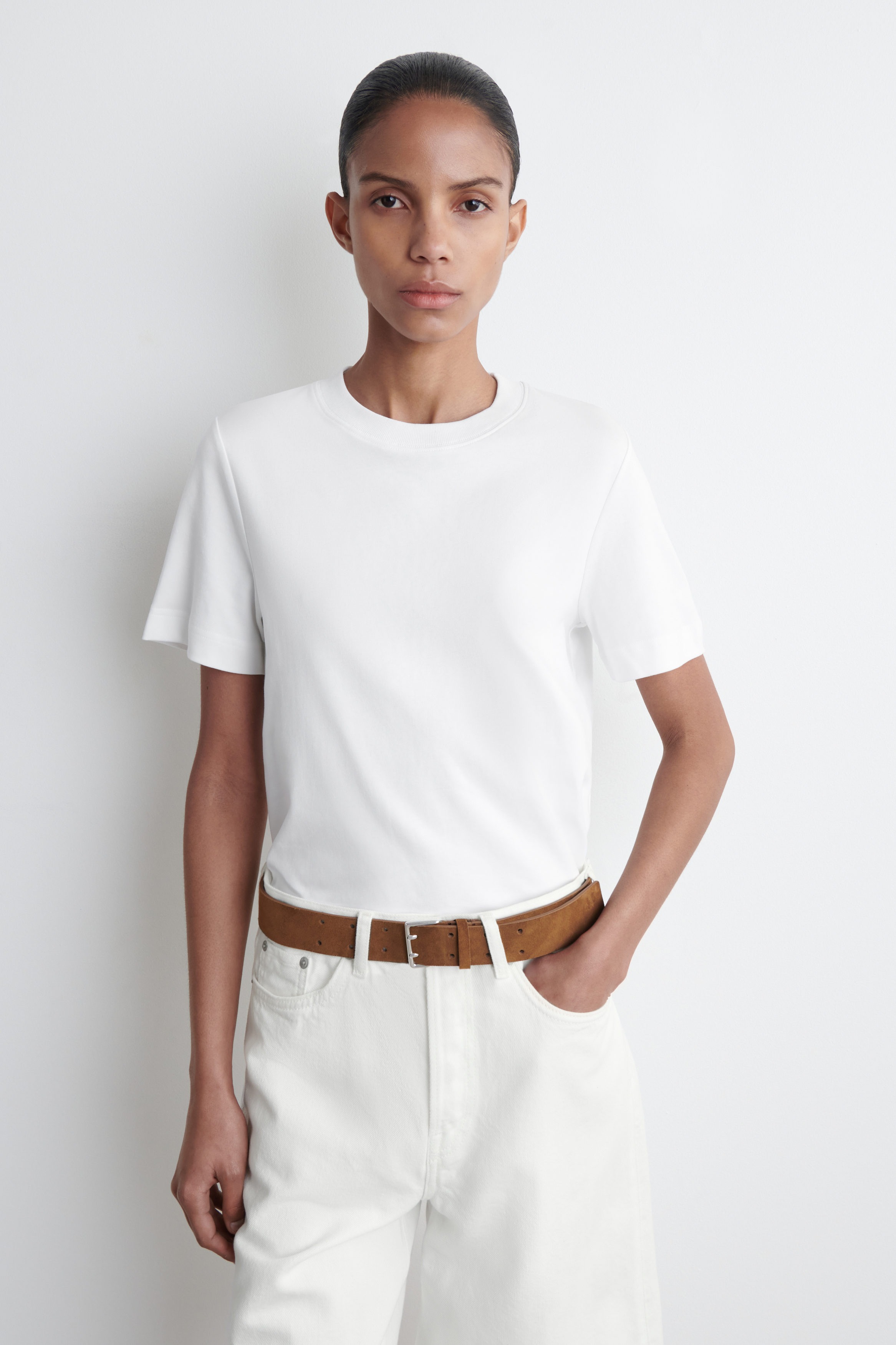 COS, CLEAN CUT REGULAR T-SHIRT