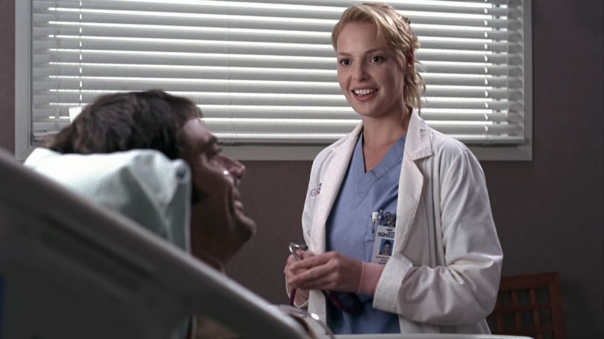 Katherine Heigl on Grey&#039;s Anatomy.