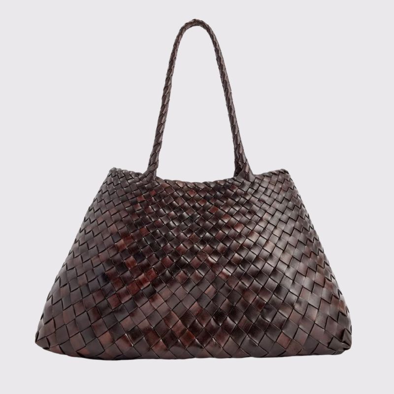 Image of brown woven bag