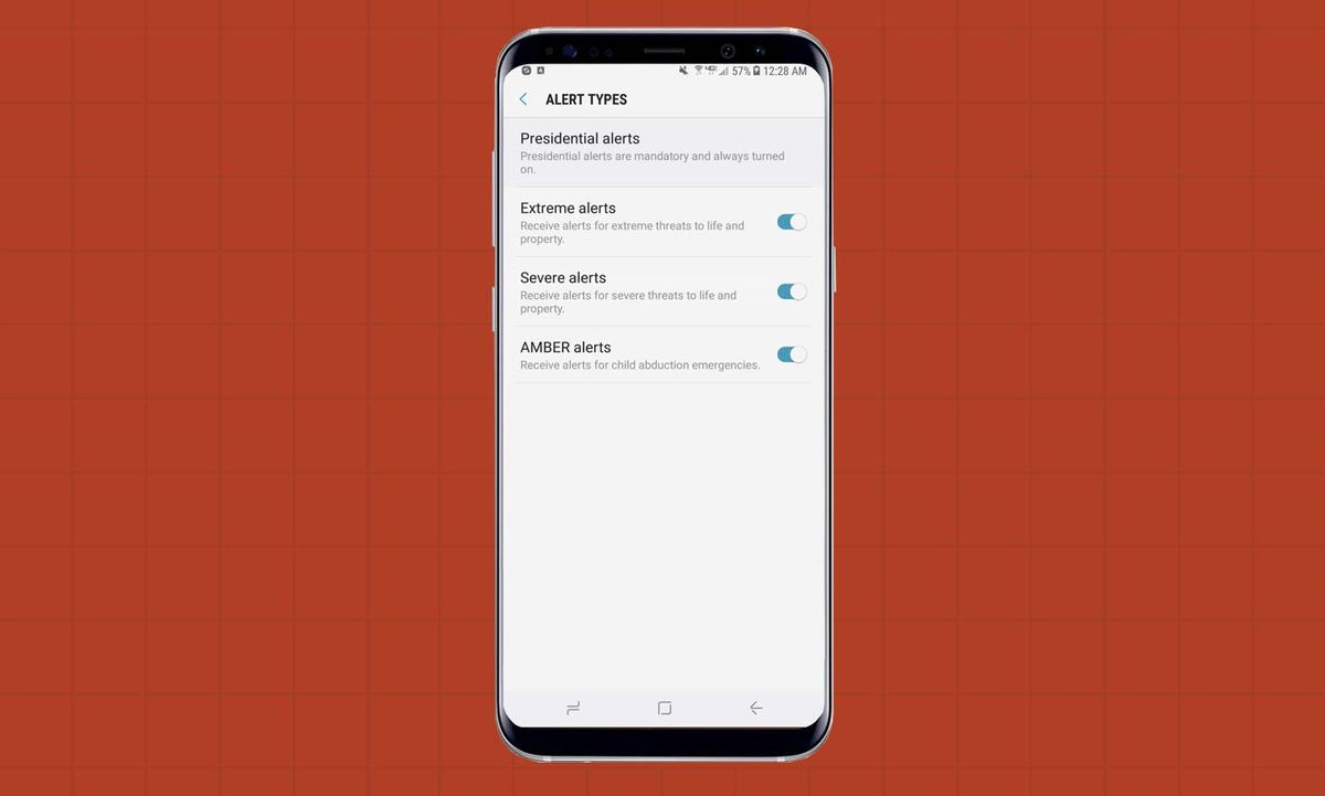 How to Turn Off Emergency Alerts on the Galaxy S8 Samsung Galaxy S8 User Guide Tips, Tricks