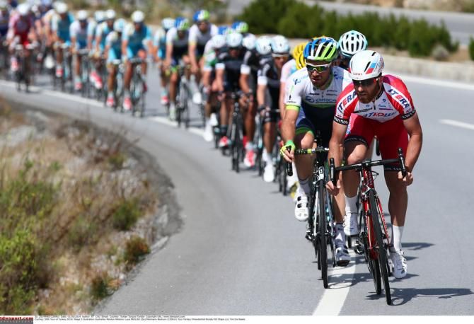 Luca Paolini (Katusha) leading the peloton