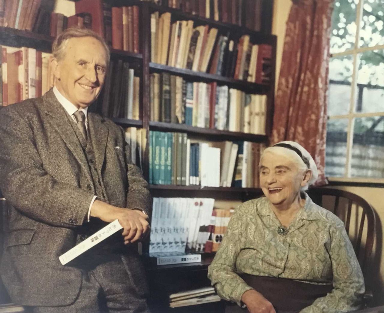 JRR Tolkien and his wife Edith, photographed by Pamela Chandler. ©Pamela Chandler via Reeman Dansie