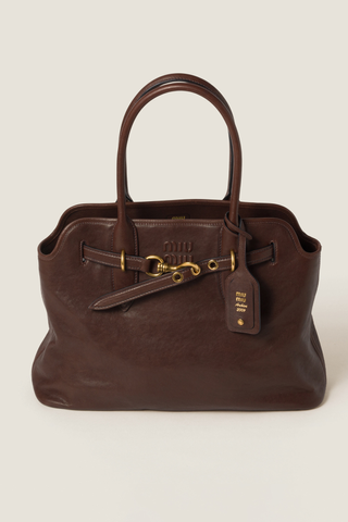 Miu Miu Aventure Nappa Leather Bag