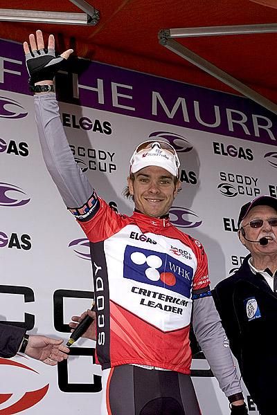 David Kemp (Fly V Australia) is the WHK Criterium leader after the second stage of the tour in Echuca.
