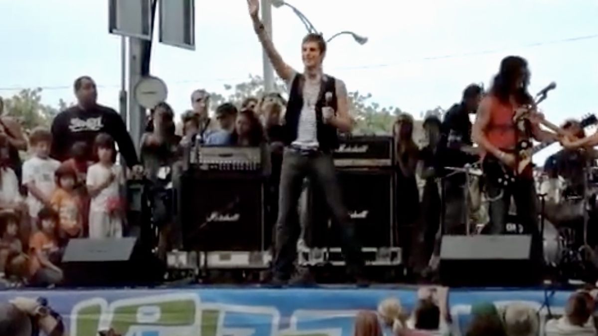 Perry Farrell and Slash on the Kidz stage at Lollapalooza 2008