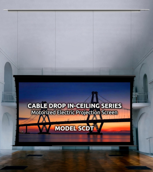 Severtson Screens In-Ceiling Cable Drop Series