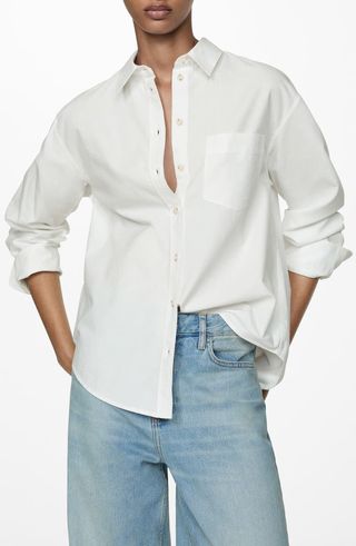 Cotton Button-Up Shirt