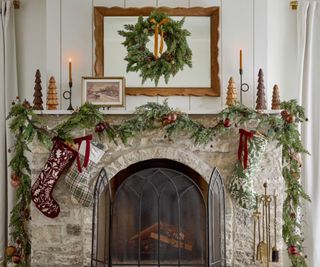 Festive Fireplace