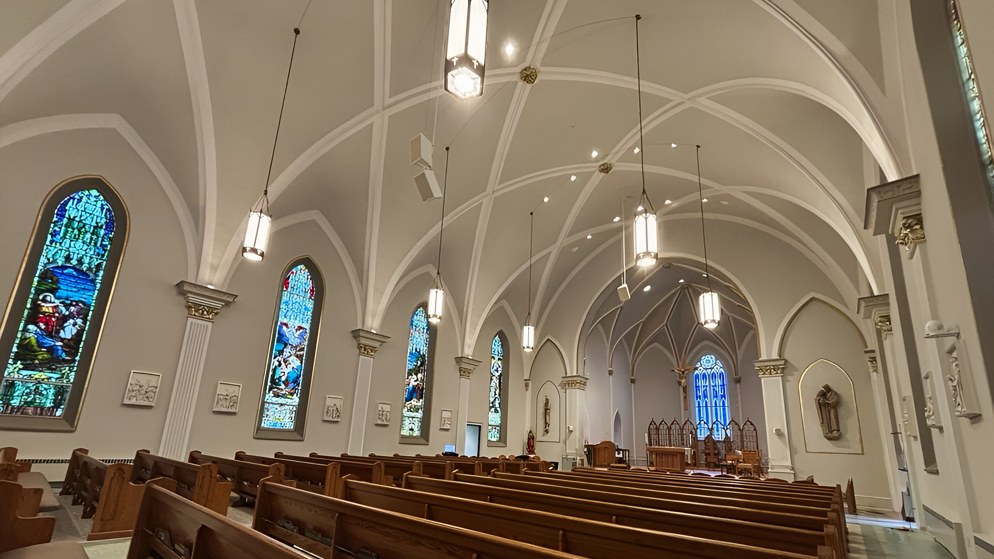 St. John the Baptist Church inner sanctuary.