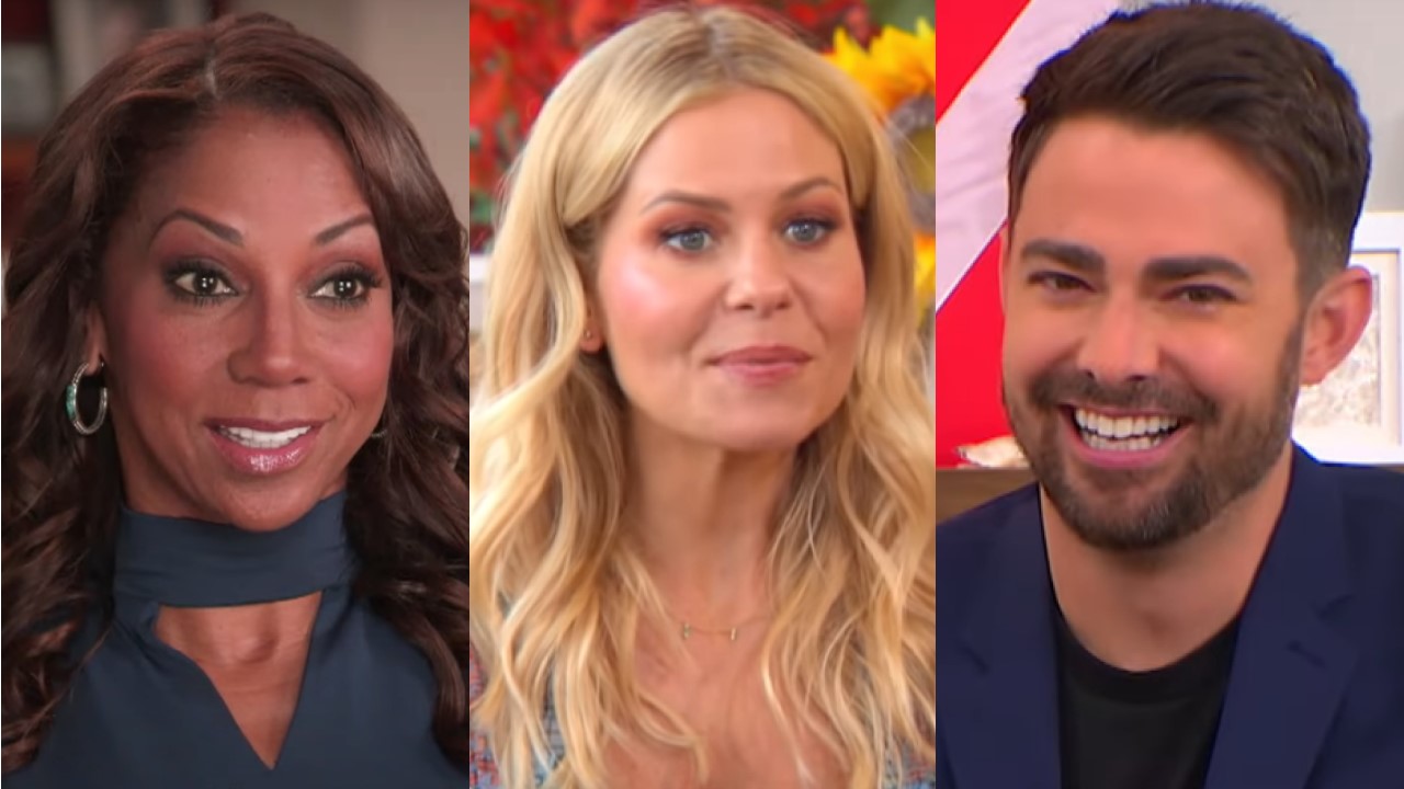 Holly Robinson Peete, Candace Cameron Bure and Jonathan Bennett.