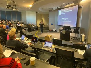 Carl Hooker speaking at Tech & Learning Regional Leadership Summit