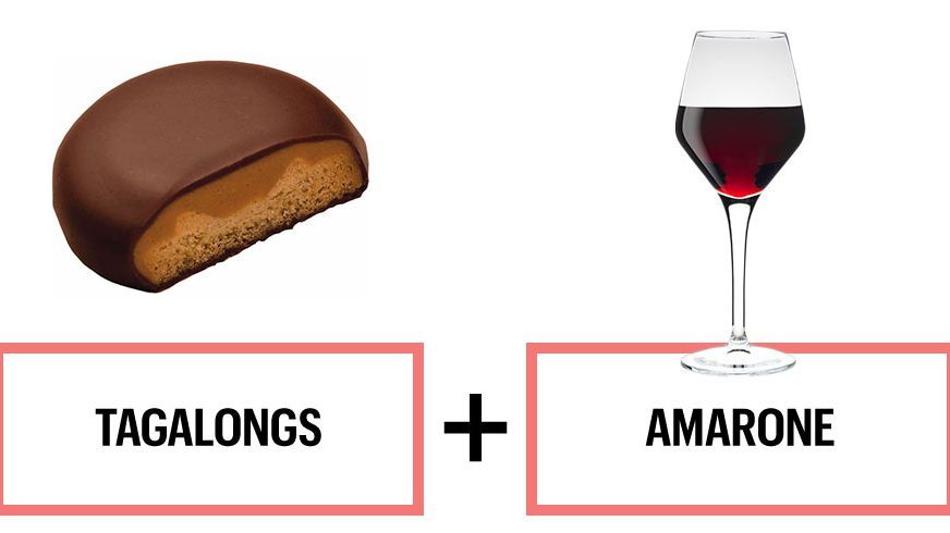 Wine, cookie