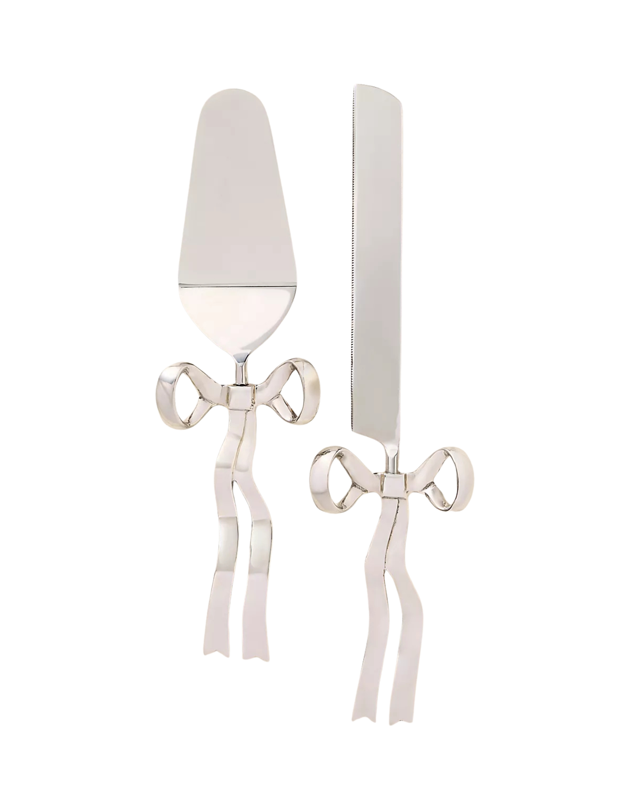 Stainless Steel Bow Cake Serve Set