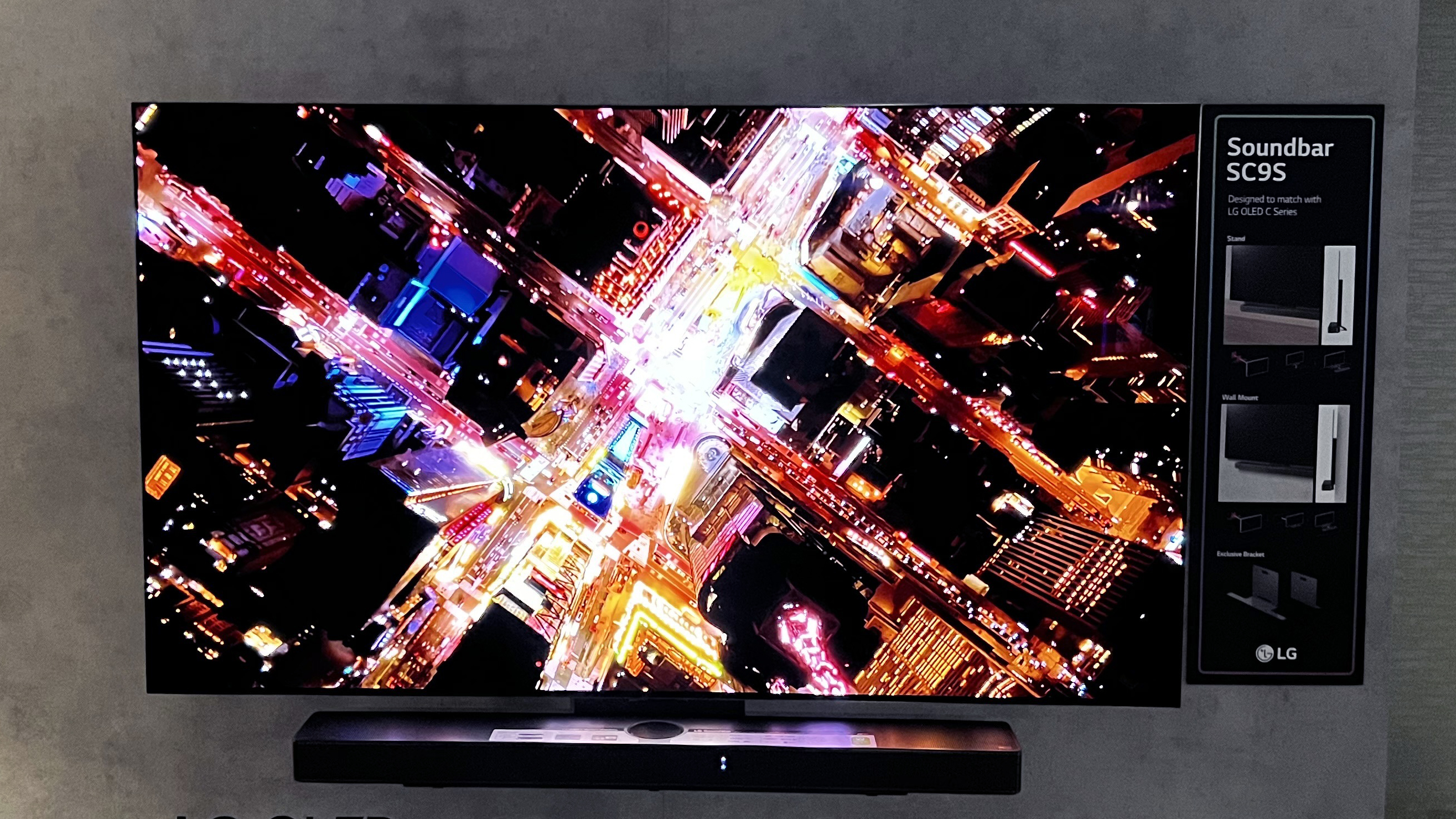 A picture of the LG C3 OLED