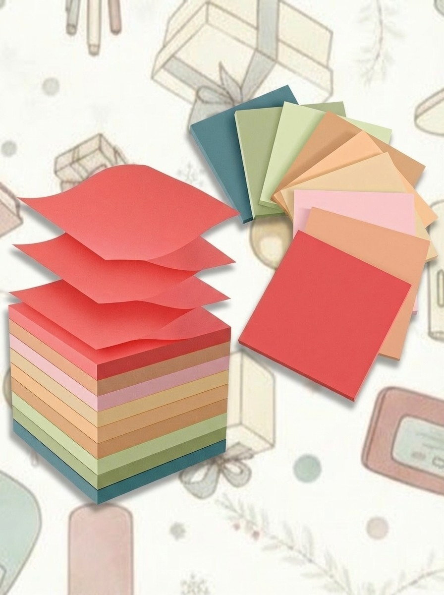 TKTB 18-Pad 3x3 Pop Up Sticky Notes, Vintage Color, Strong Adhesive