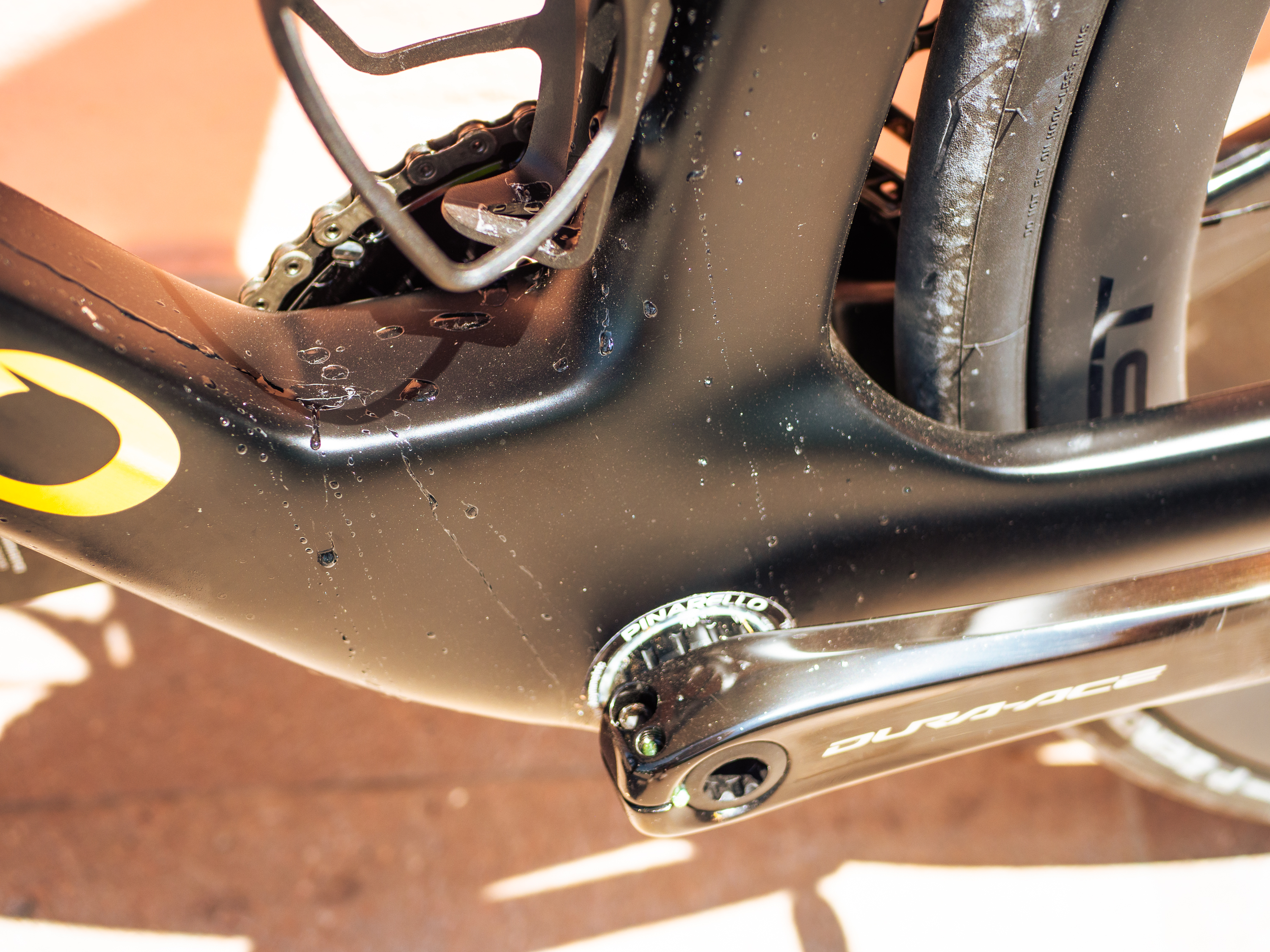 Detail shots of the 2025 Pinarello F