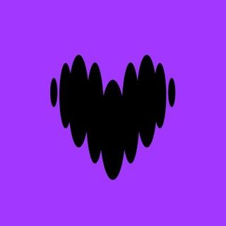 BBC heart logo on a purple background 