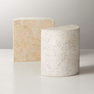Column Marble Bookends (Set of 2)