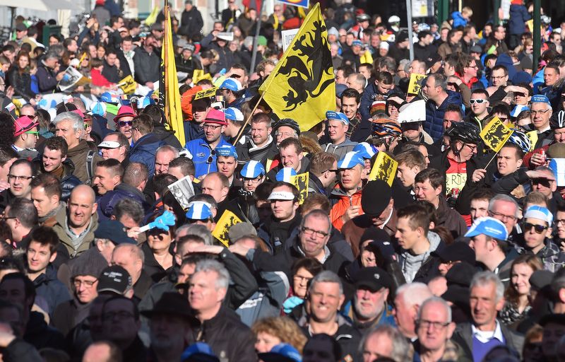 Lots of Flemish support at the Tour of Flanders
