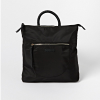 Alfa Black Polyester Backpack Bag: £49.50